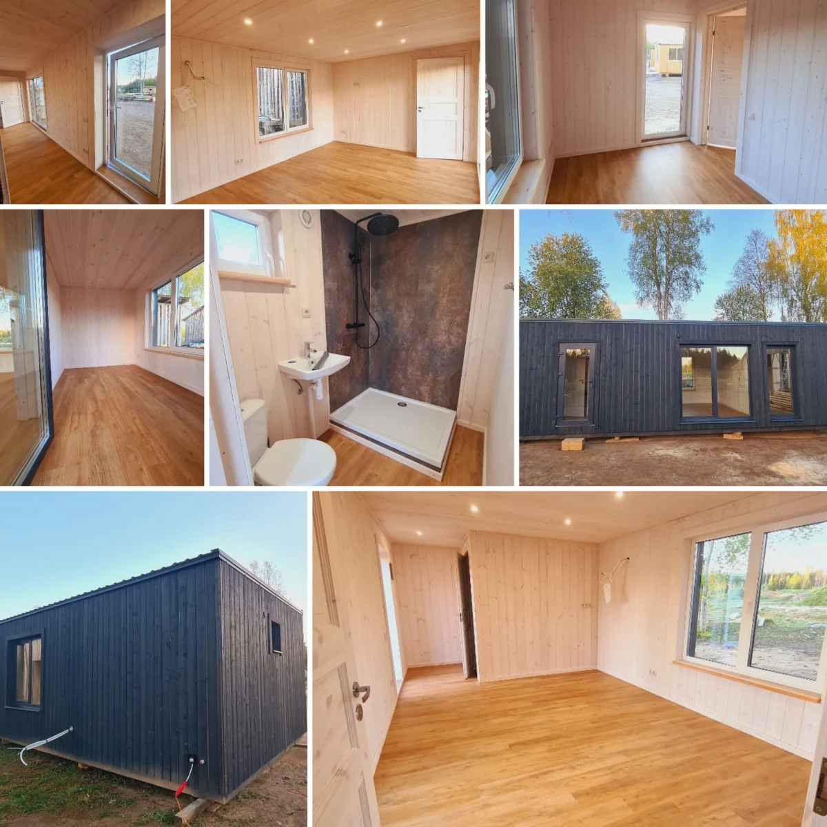 Karkasa māja 9x3,5