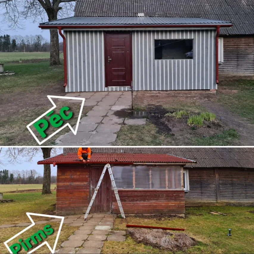 Verandas pārbūve