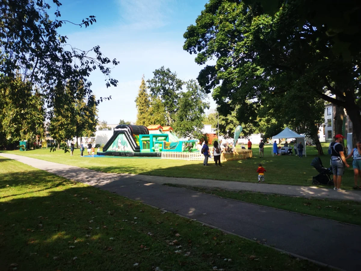 Piepūšamā atrakcija Panda